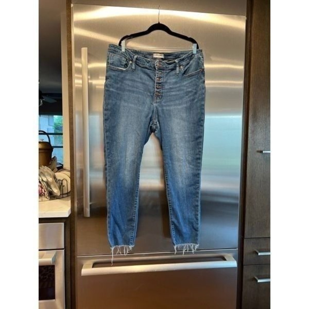 Madewell Button Fly Mid Rise Skinny Jeans Style‎ M2236 Womens Size 35